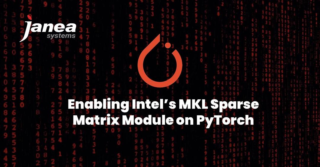 Janea Systems enables the MKL Sparse Matrix Module on PyTorch for ...