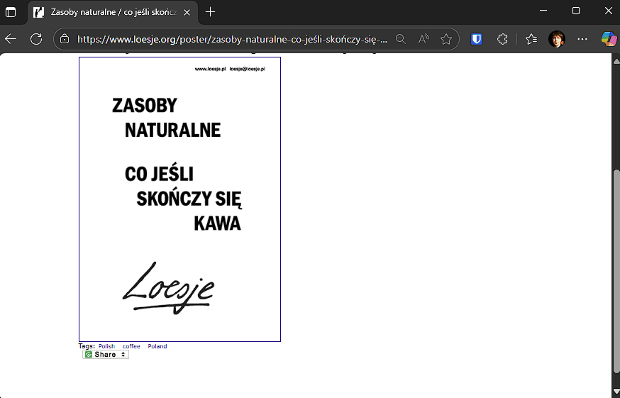 Fig. 15: Copying an image to clipboard for advanced image processing. For this step, I chose a Polish-language poster by Loesje and copied it with the Windows Snipping Tool.