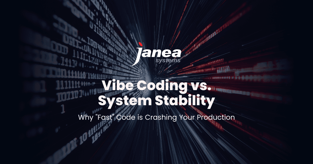 Vibe Coding vs. Stability: Why AI Code Fails in Production - Janea Systems